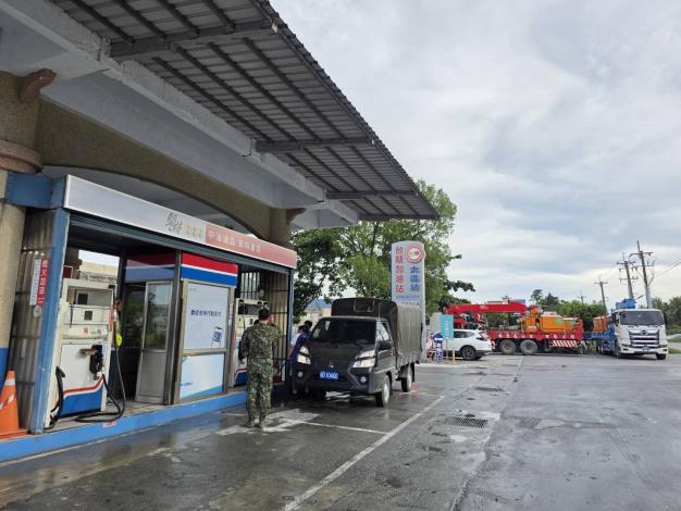 台灣中油全力支援救災 花蓮光復地區油料供應無虞