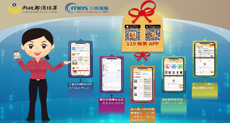 消防署119報案APP宣導